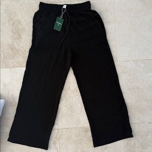 HALARA Women's Black wide leg pants